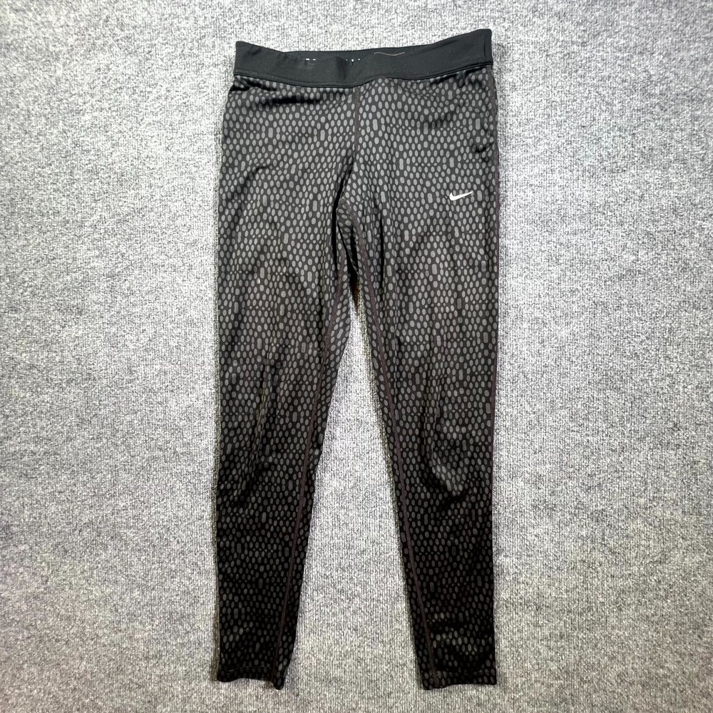 Nike Dri-Fit Legging Women's M Black Ankle Performance Running Gym Yoga Workout
